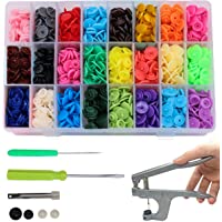Botones de Presion T5 Botones Snaps Plastico Resin Botones con Alicates de Presión conde Plástico Botón de Presión de…